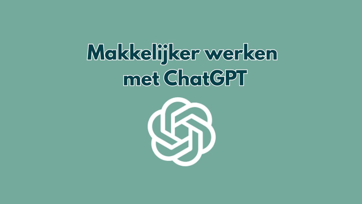 Workshop ChatGPT  - datum n.t.b.