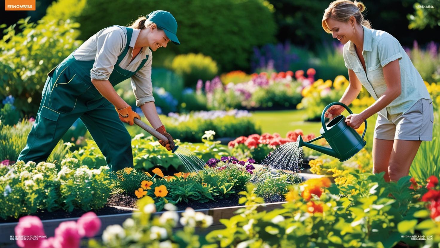 Vrijwilliger tuin en buiten