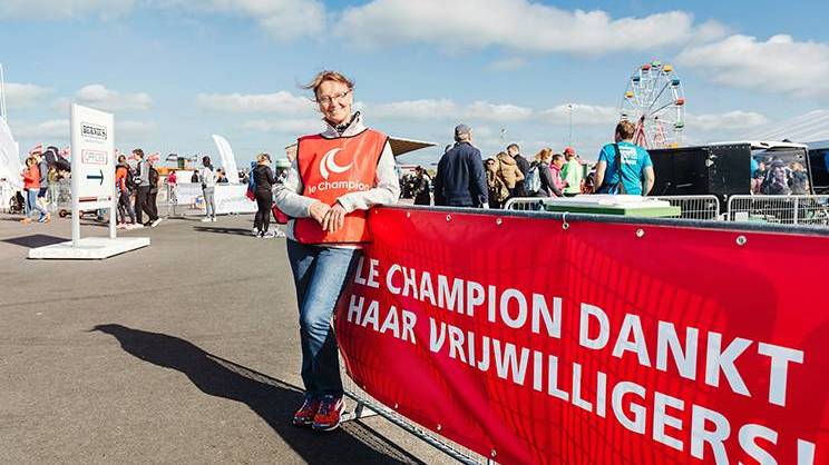 Vrijwilliger bij sportevenementen van Le Champion