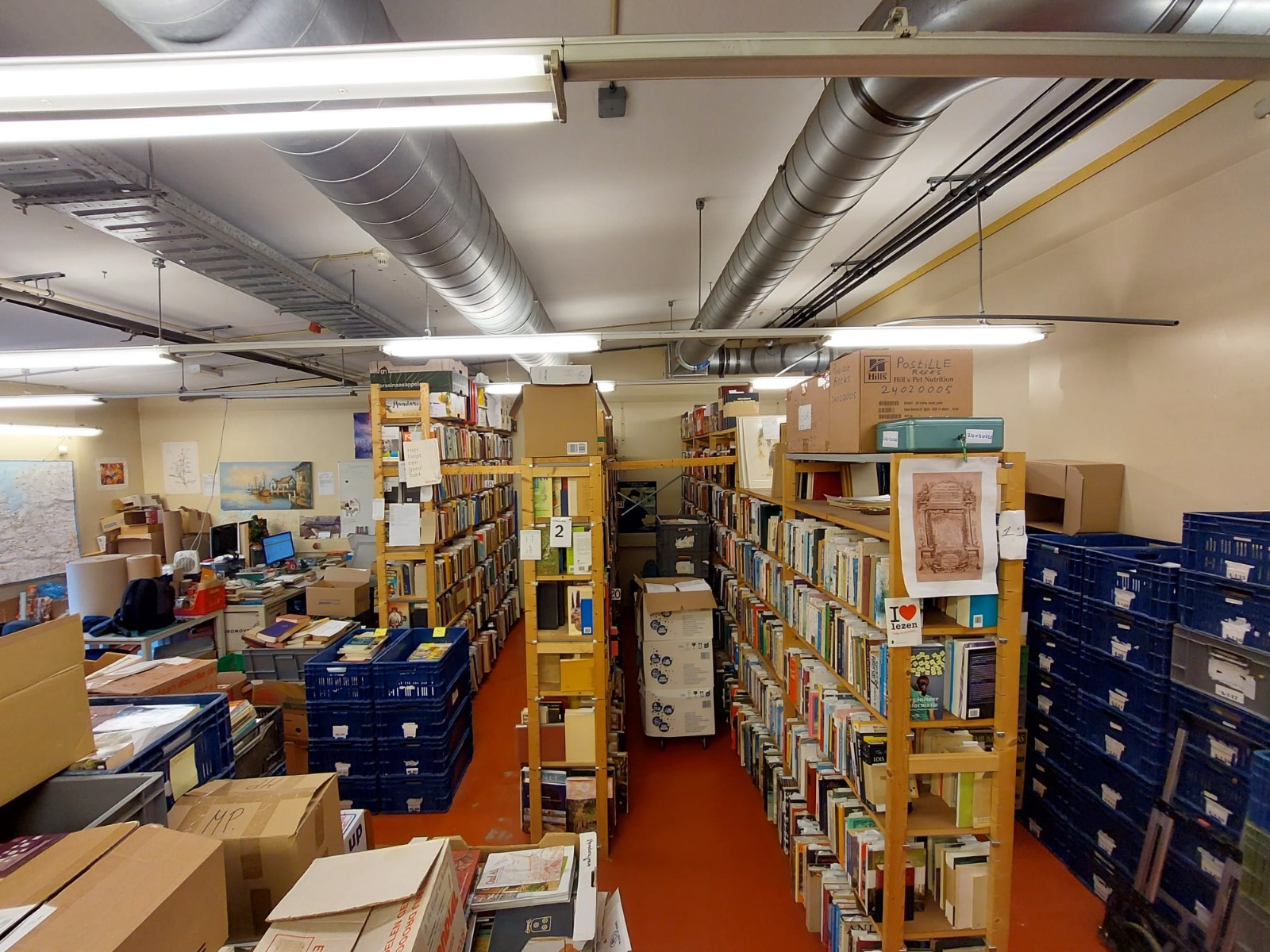 Medewerker magazijn bij de Boekentuin