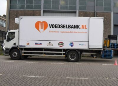 Vrachtwagenchauffeur bij de Voedselbank Alkmaar