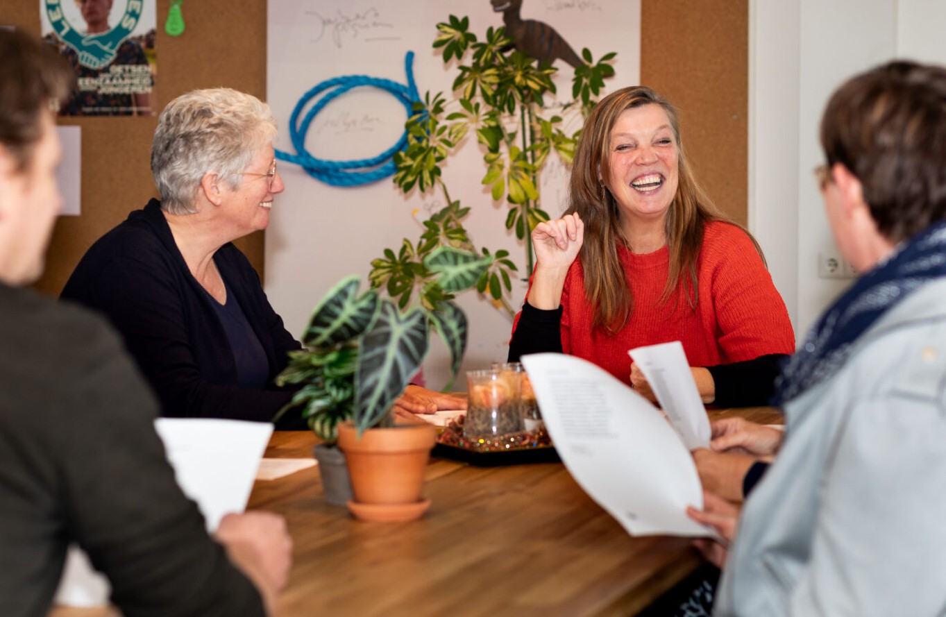 Leesbegeleider van een Samenleesgroep