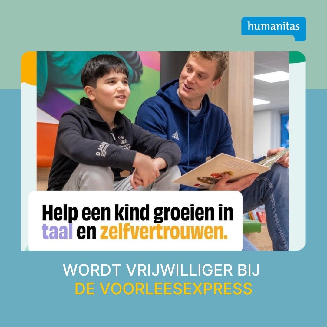 De VoorleesExpress zoekt enthousiaste vrijwilligers